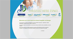 Desktop Screenshot of ch-bourges.fr